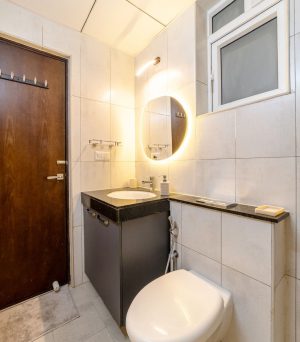 attached toilet